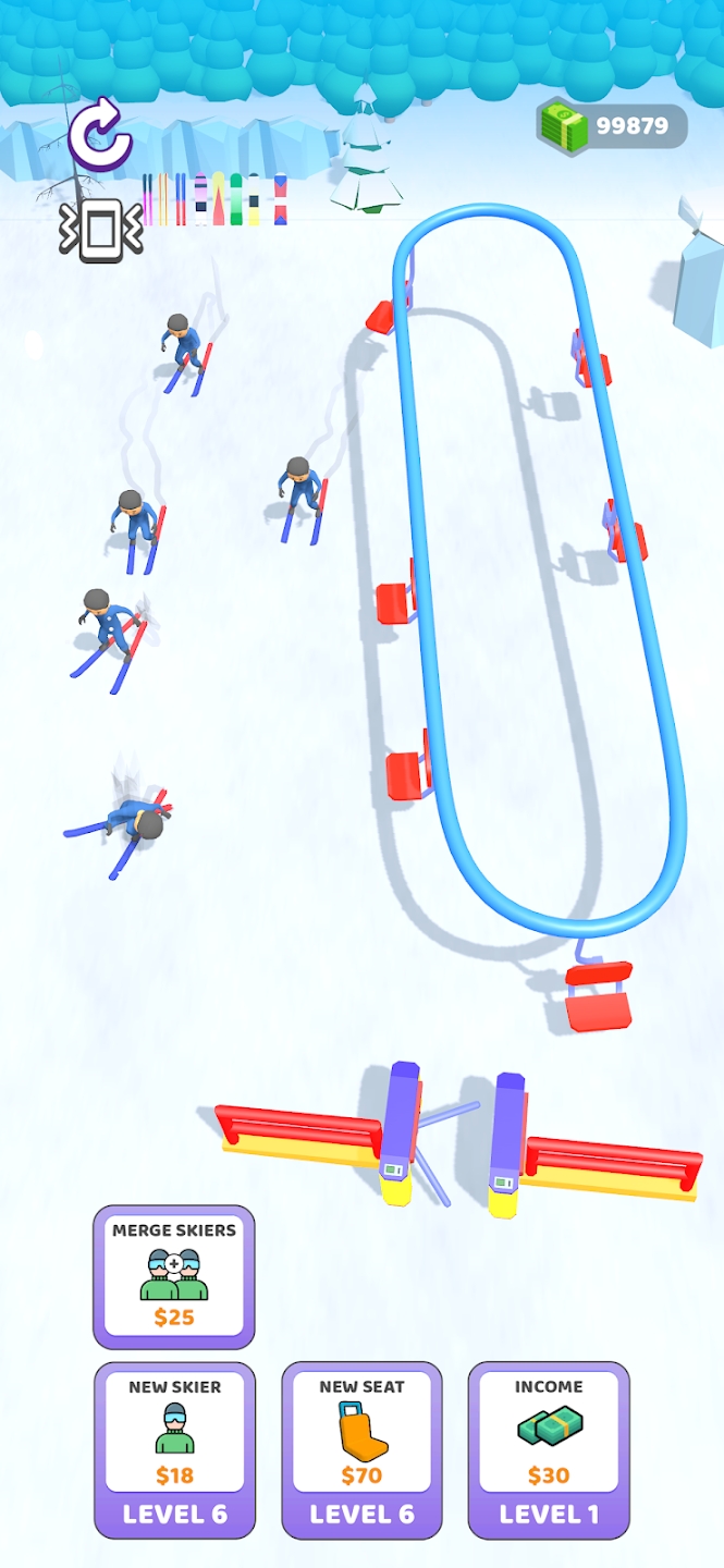 Ski Lift Clicker滑雪缆车点击器游戏最新版截图2