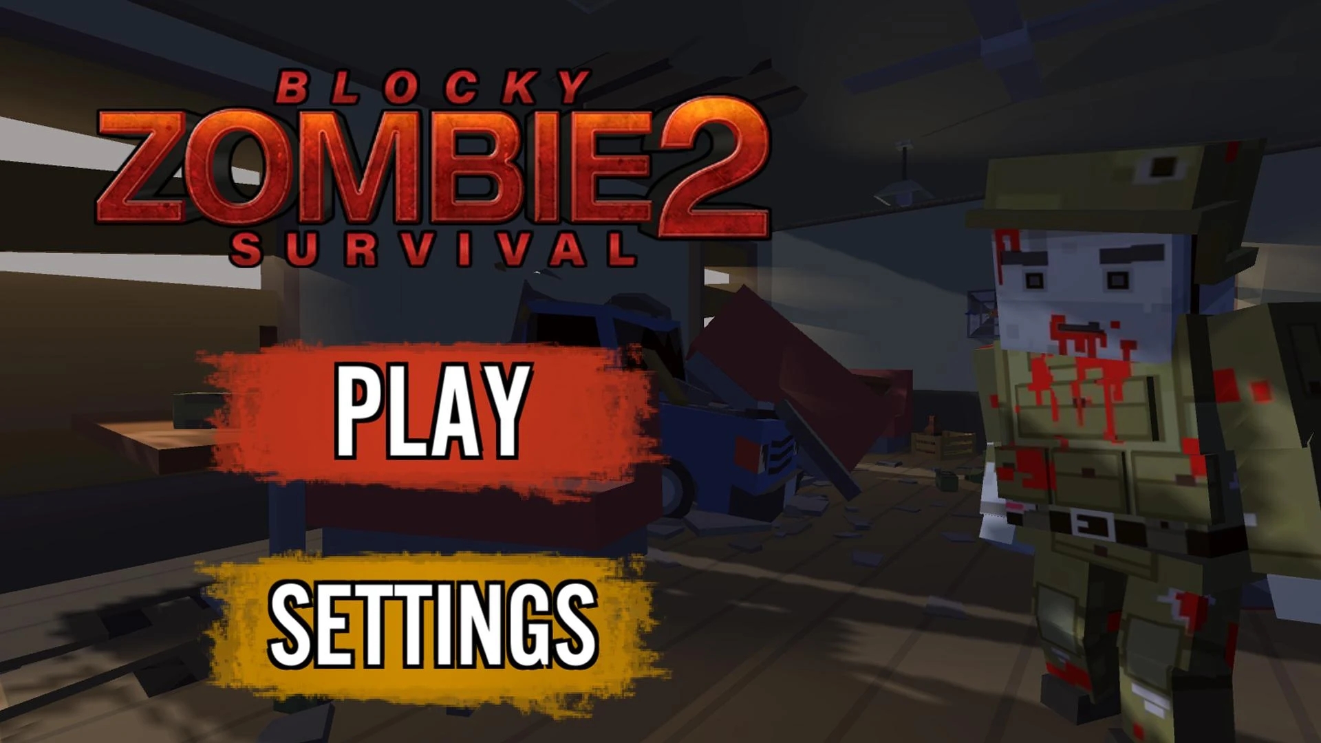 方块僵尸生存2最新版(Blocky Zombie Survival 2)截图3