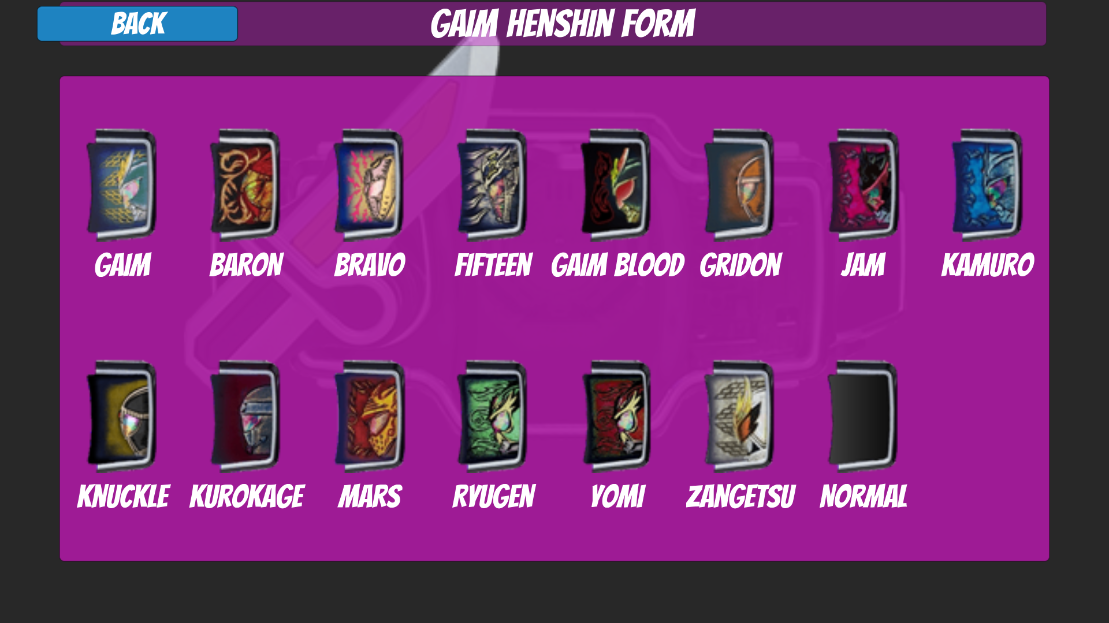 假面骑士铠武变身器模拟器最新版(DX GAIM)截图2