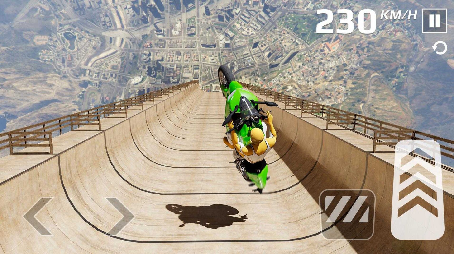 超级英雄特技摩车Superhero Motor Stunts Racing最新版截图3