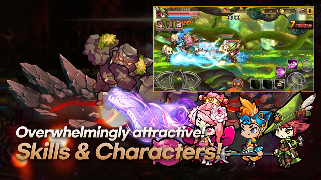 英雄崛起的传奇安卓版(Heroes: The Rising Saga)截图2