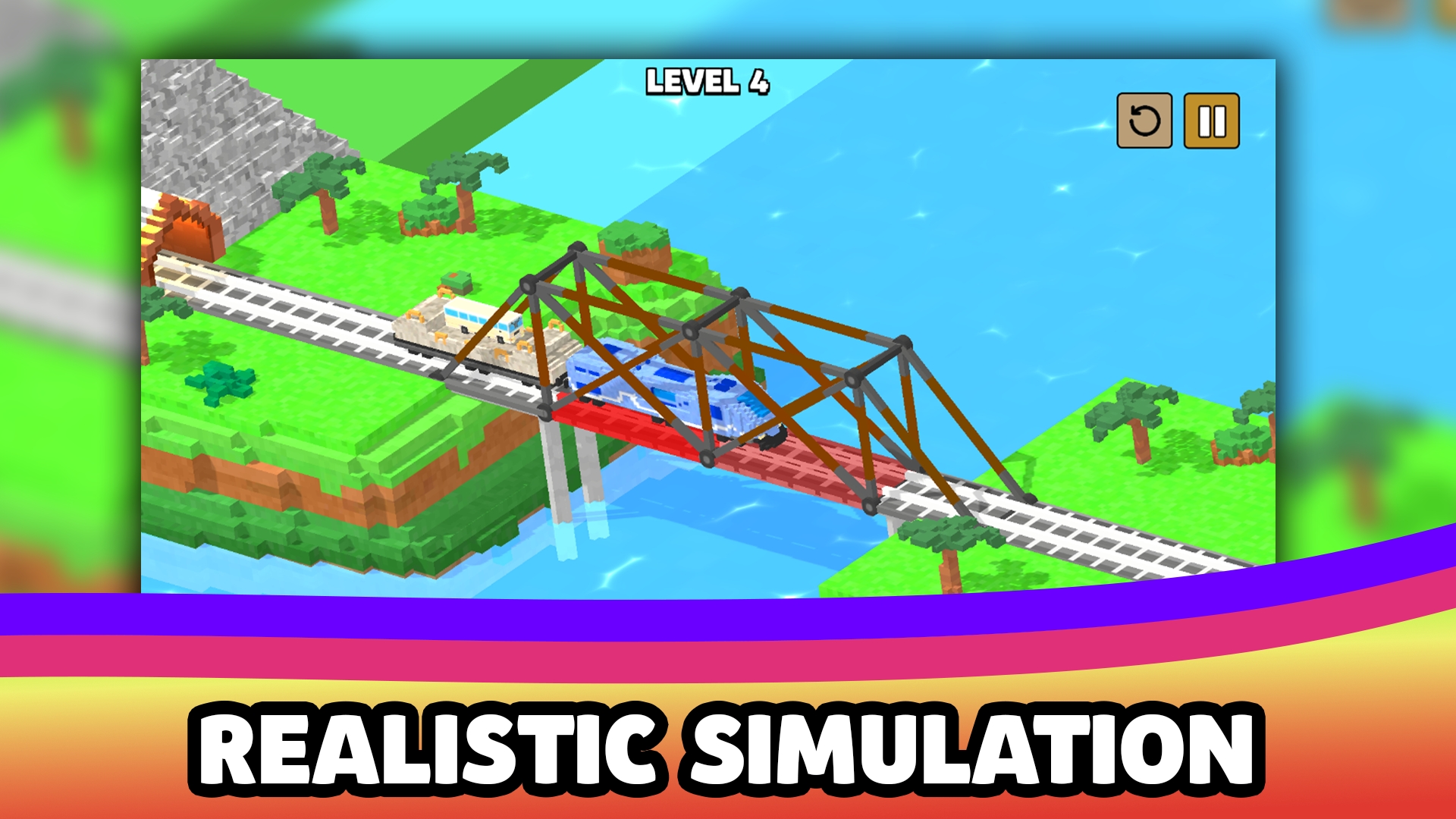 疯狂桥梁模拟器最新版(Crazy Bridge)截图2
