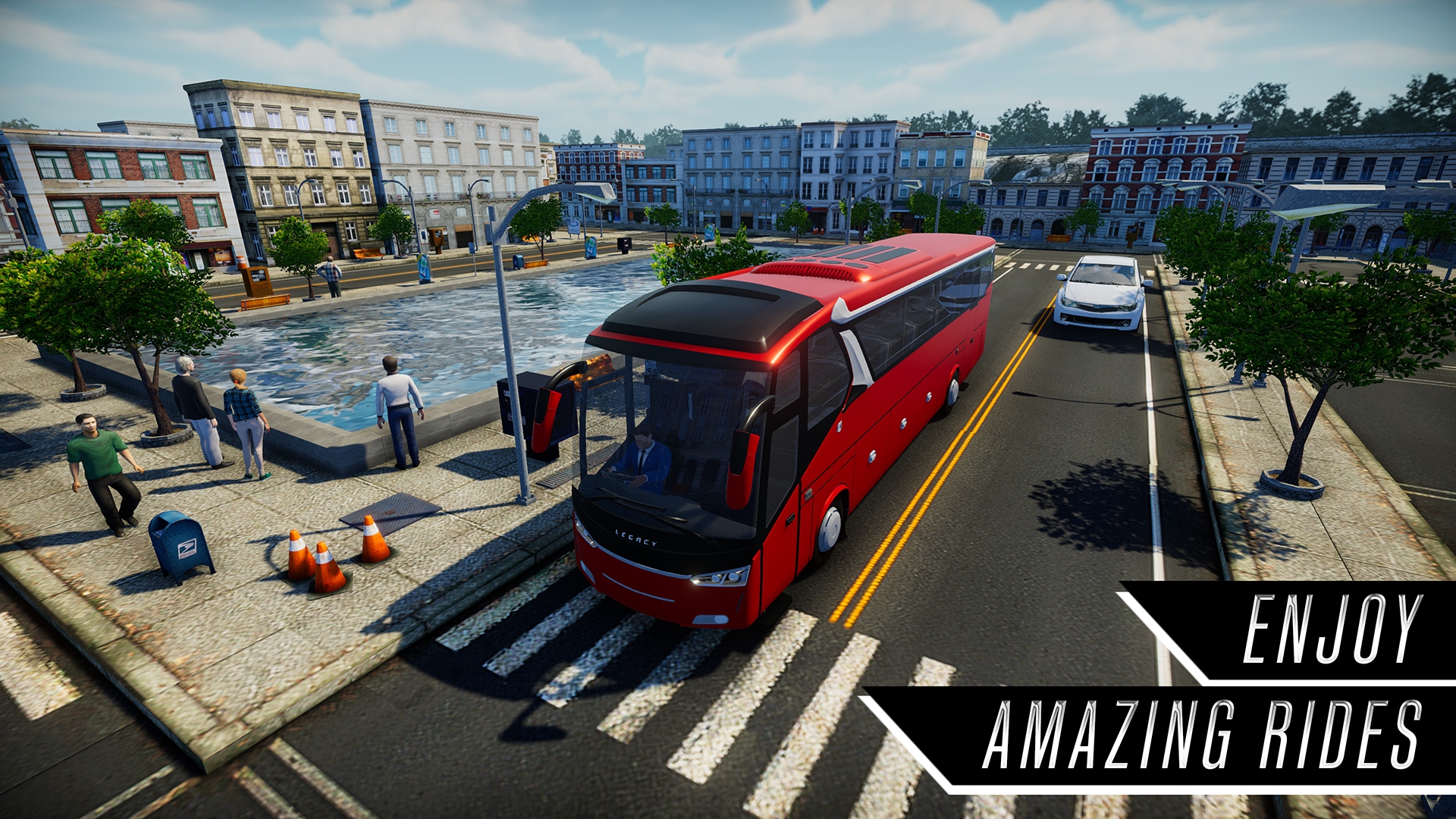 城市公交车驾驶模拟器最新版(Bus Driving Simulator)截图3