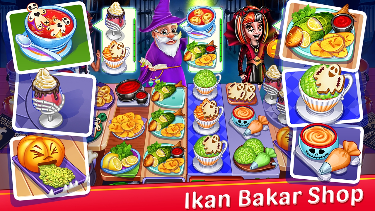 万圣节烹饪游戏最新版(Halloween Cooking)截图3