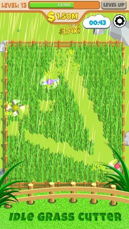 闲置割草机游戏官方版(Idle Grass Cutter)截图2