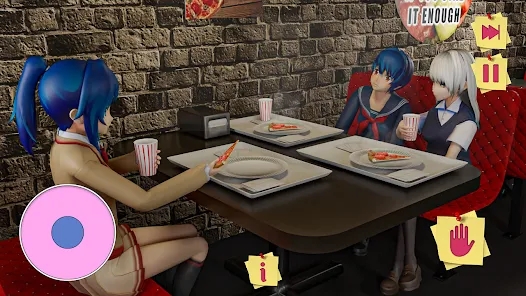 高中动漫女孩3D生活官方版(High school anime girl 3D Life)截图3