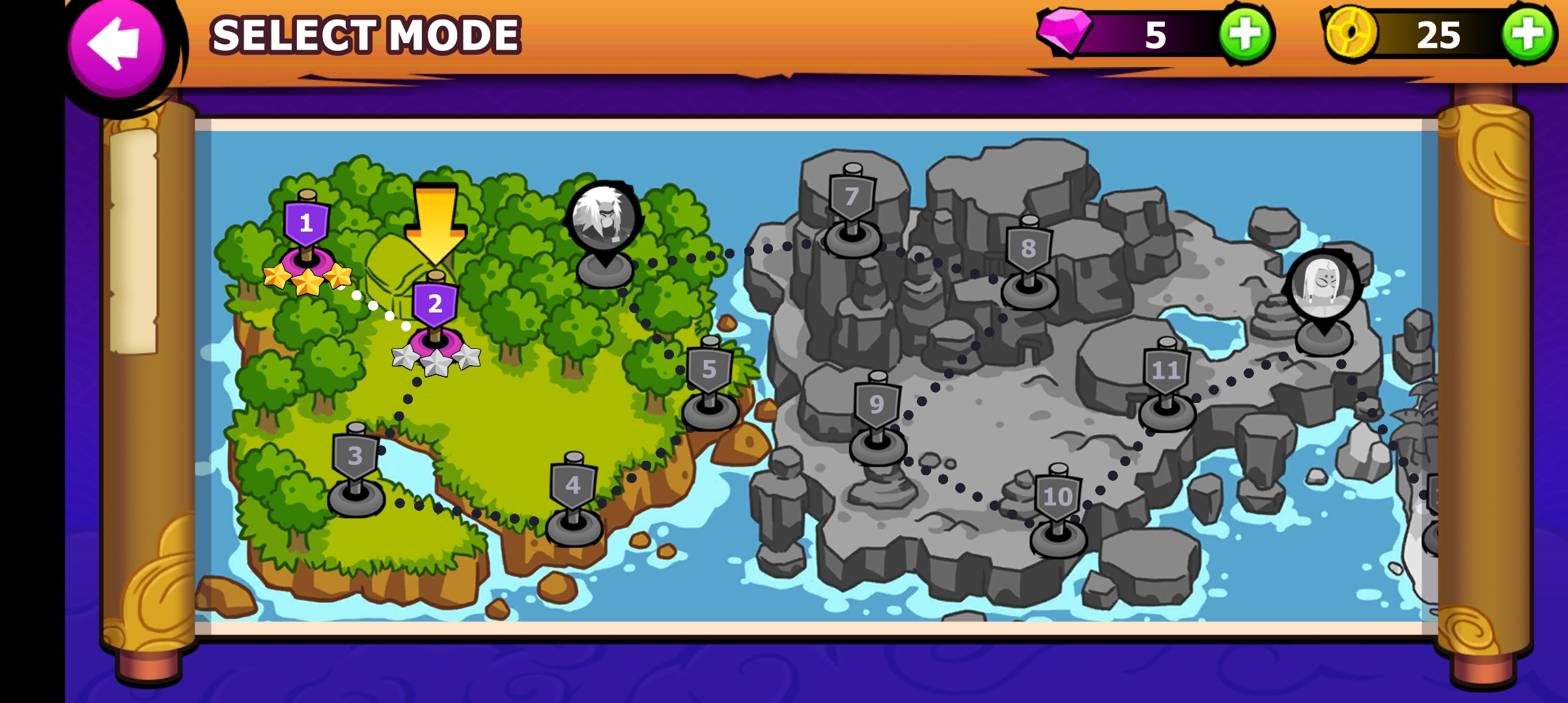 火柴人火影忍者无限金币钻石版(Stick Ninja)截图2