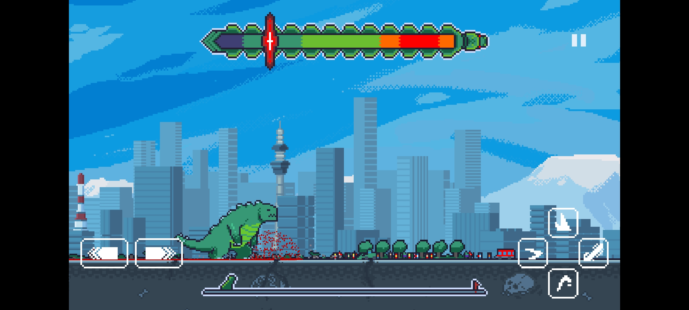 Laser Lizard哥斯拉游戏无广告版截图3
