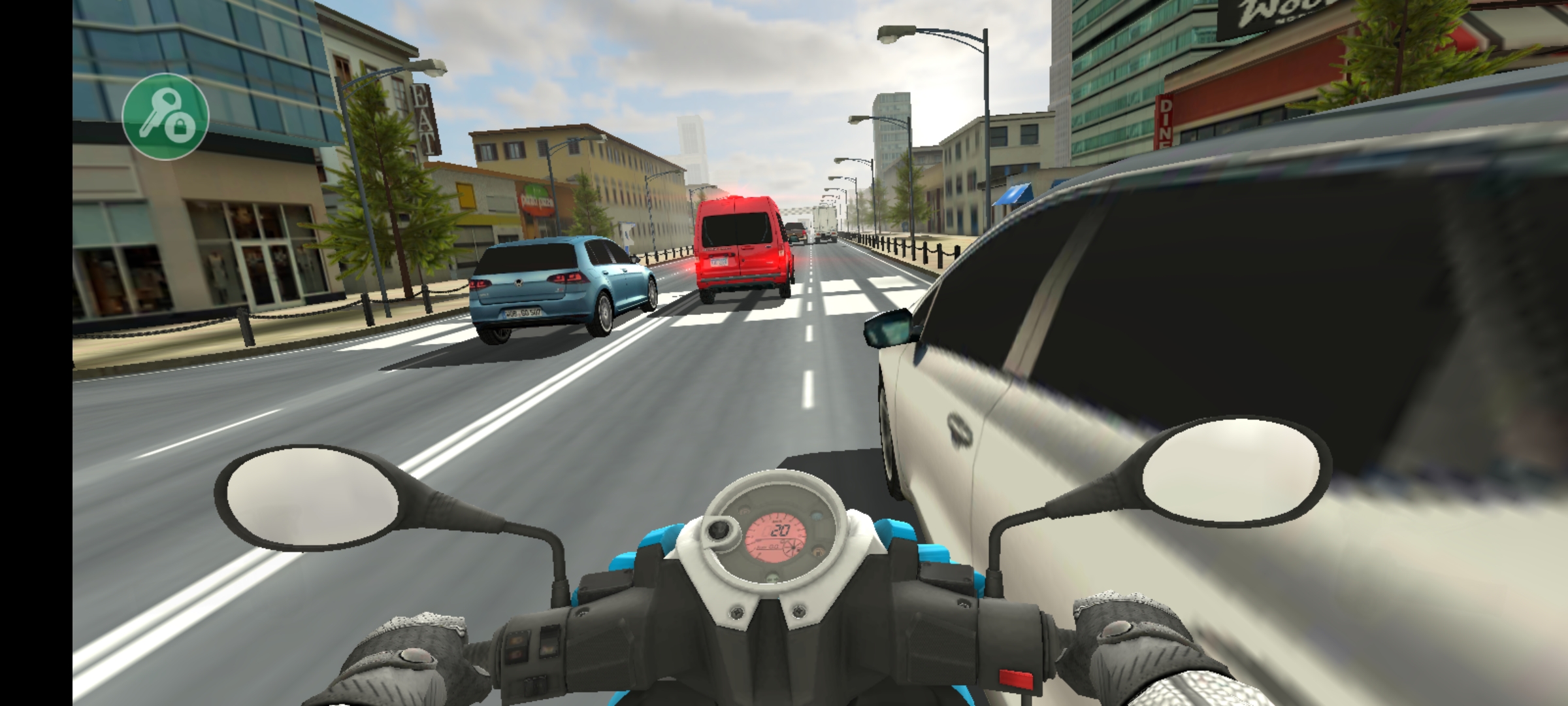 公路骑手内置修改器版(Traffic Rider)