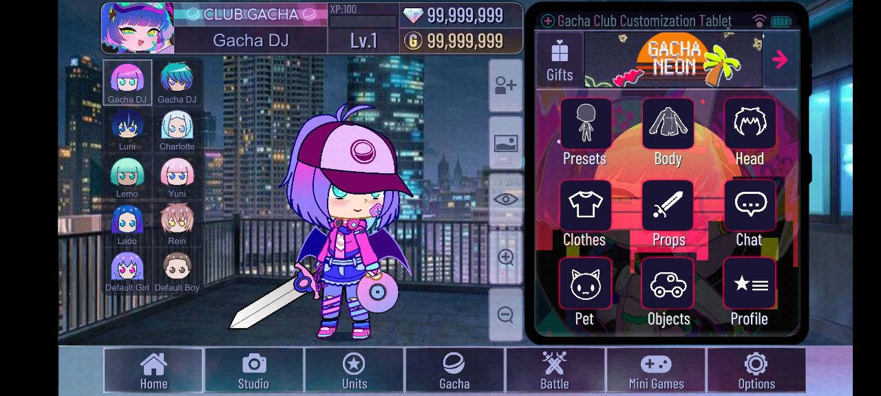 加查霓虹破解版Gacha Neon截图3