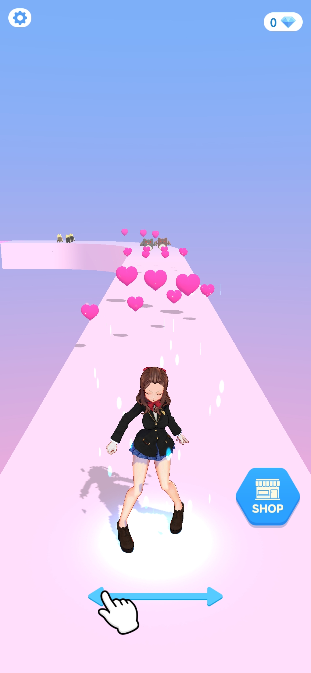 魔力美少女跑酷游戏最新版(Magical Girl Run)截图2