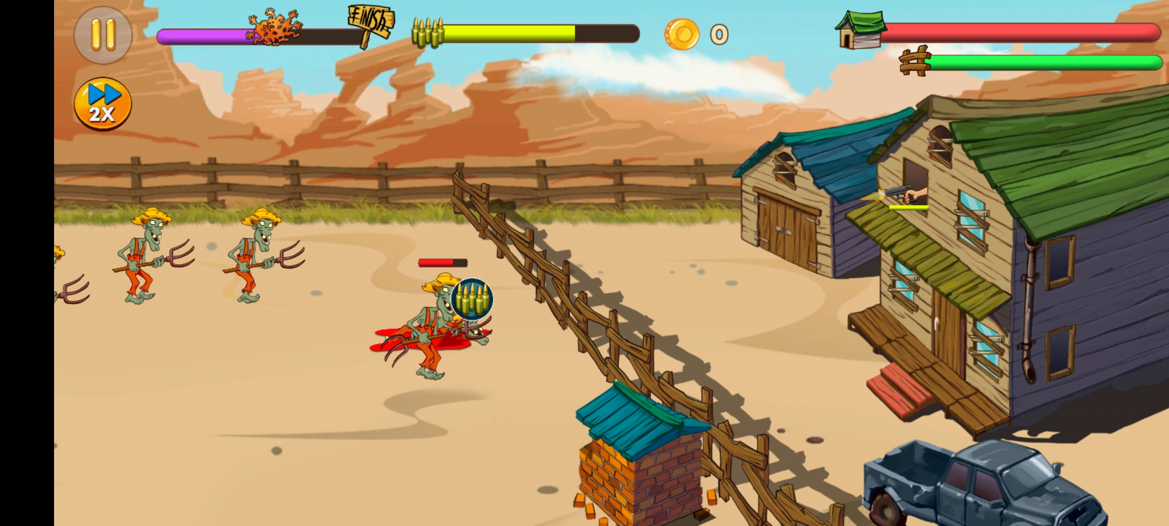 Zombie Ranch(僵尸牧场无限金币版)截图3