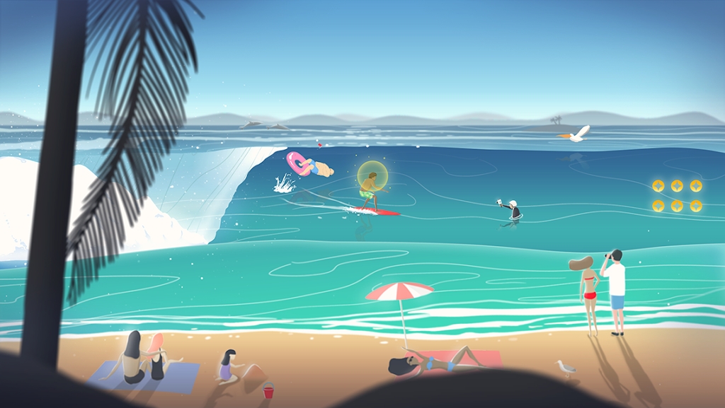 冲浪无尽的海浪官方版Go Surf截图3