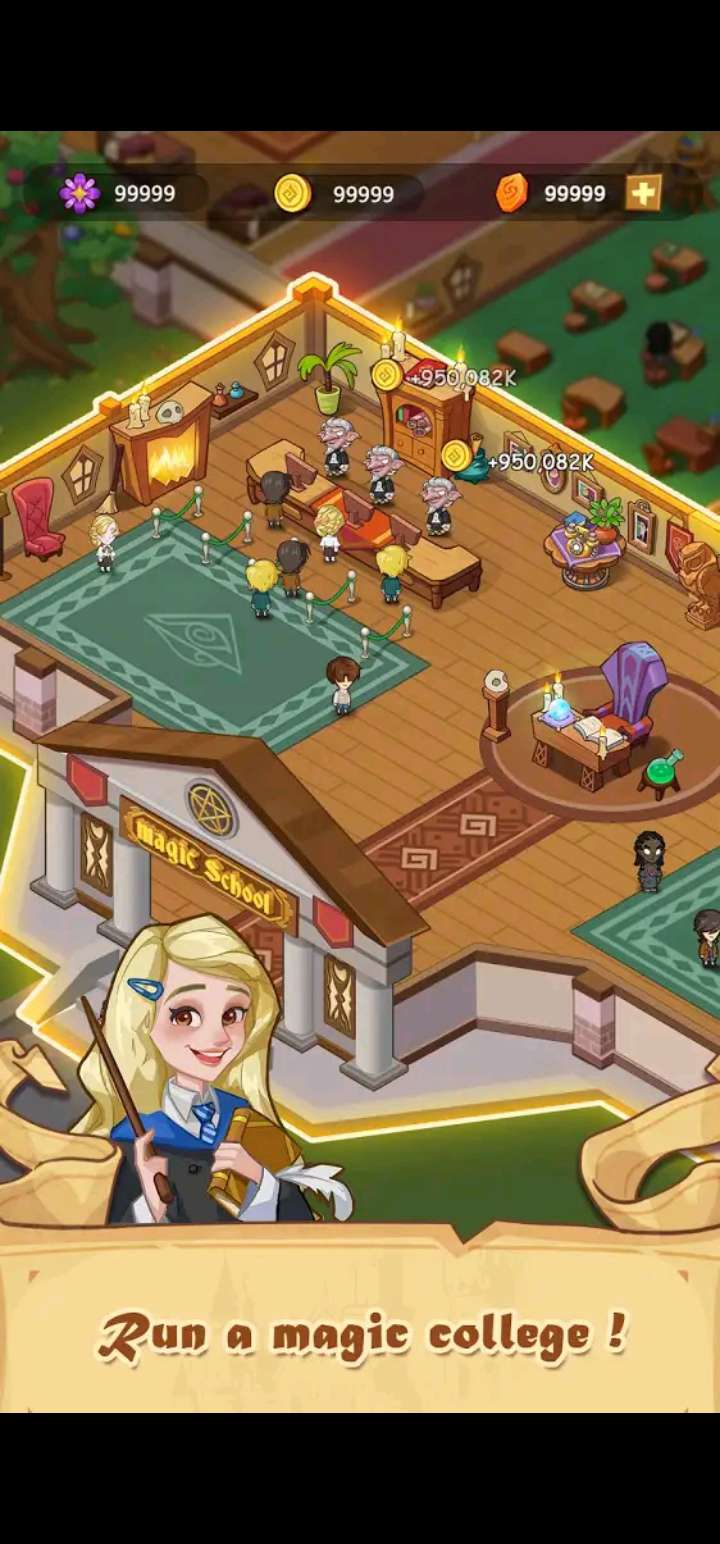 Idle Magic School闲置的魔法学校破解版